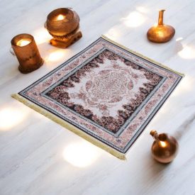   Jedwabny dywan tkany maszynowo SILKEN 70x110 akrylowy dywan turecki