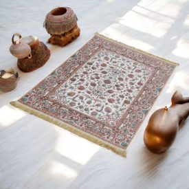   Jedwabny dywan tkany maszynowo SILKEN 70x110 akrylowy dywan turecki