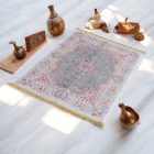 Jedwabny dywan tkany maszynowo SILKEN 70x110 akrylowy dywan turecki