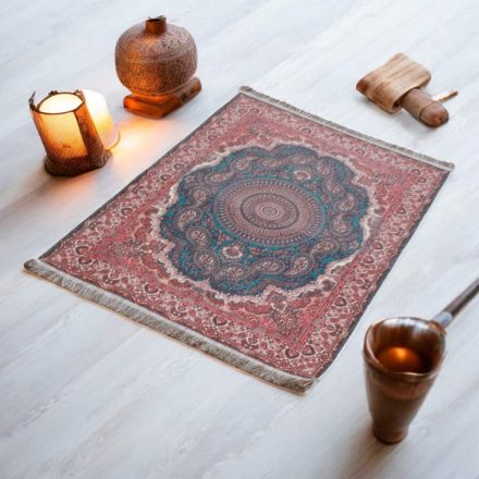 Jedwabny dywan tkany maszynowo SILKEN 70x110 akrylowy dywan turecki