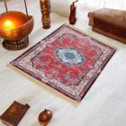 Jedwabny dywan tkany maszynowo SILKEN 70x110 akrylowy dywan turecki