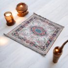 Jedwabny dywan tkany maszynowo SILKEN 70x110 akrylowy dywan turecki