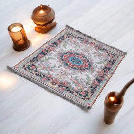   Jedwabny dywan tkany maszynowo SILKEN 70x110 akrylowy dywan turecki