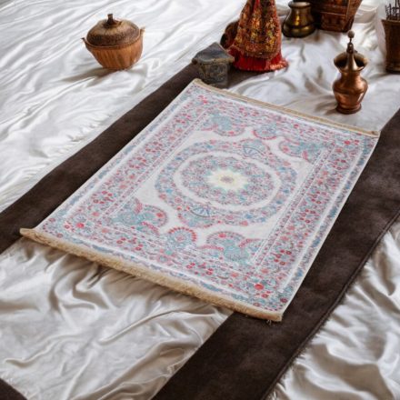 Jedwabny dywan tkany maszynowo SILKEN 70x110 akrylowy dywan turecki