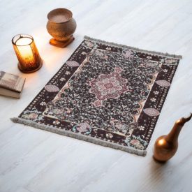   Jedwabny dywan tkany maszynowo SILKEN 70x110 akrylowy dywan turecki