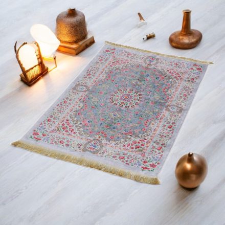 Jedwabny dywan tkany maszynowo SILKEN 70x110 akrylowy dywan turecki