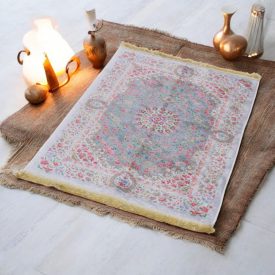   Jedwabny dywan tkany maszynowo SILKEN 70x110 akrylowy dywan turecki