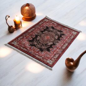   Jedwabny dywan tkany maszynowo SILKEN 70x110 akrylowy dywan turecki