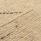 Gruby dywan wełniany 60x107 gładki dywan do salonu