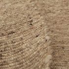 Gruby dywan wełniany szary 160x250 jednokolorowy dywan do salonu