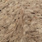 Gruby dywan wełniany 200x300 jednokolorowy dywan do salonu