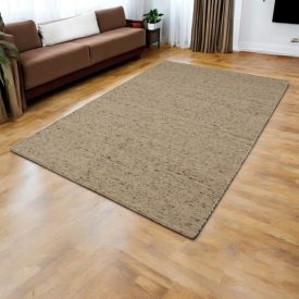 Gruby dywan wełniany 200x300 jednokolorowy dywan do salonu
