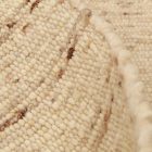 Gruby dywan wełniany 200x300 jednokolorowy dywan do salonu