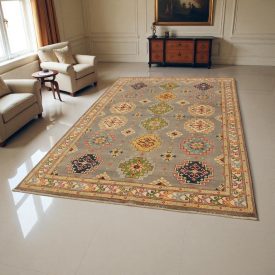 Dywan Kazak 198x298 ręcznie wiązany dywan orientalny