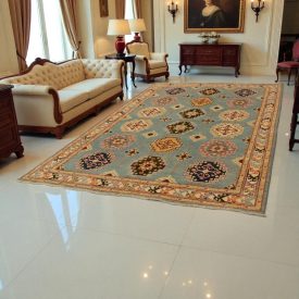 Dywan Kazak 198x297 ręcznie wiązany dywan orientalny