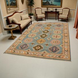 Dywan Kazak 196x295 ręcznie wiązany dywan orientalny