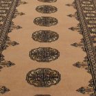 Dywan chodnik beżowy Bokhara 244x78 ręcznie wiązany dywan pakistański