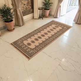   Dywan chodnik beżowy Bokhara 193x79 ręcznie wiązany dywan pakistański