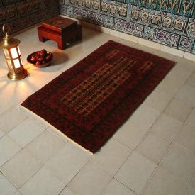 Dywan modlitewny Mushwani 97x148 ręcznie tkany dywan nomadyczny