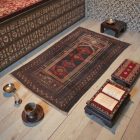 Dywan do modlitwy Mushwani 85x135 ręcznie tkany dywan nomadyczny