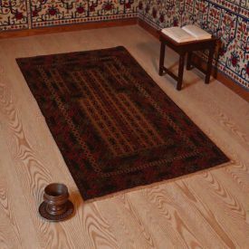   Dywan do modlitwy Mushwani 87x131 ręcznie tkany dywan nomadyczny