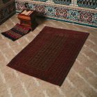 Dywan do modlitwy Mushwani 93x129 ręcznie tkany dywan nomadyczny