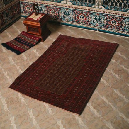 Dywan do modlitwy Mushwani 93x129 ręcznie tkany dywan nomadyczny