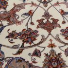 Dywan jedwabny Parnian beżowy 120x180 wysokiej jakości dywan z jedwabiu wiskozowego z Iranu