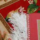 Dywan jedwabny Motyw drzewa życia bordowy 80x120 wysokiej jakości dywan z jedwabiu wiskozowego z Iranu