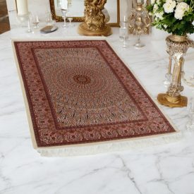   Dywan jedwabny Soltaniye cream 100x150 irański dywan z jedwabiu wiskozowego