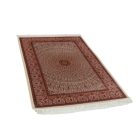 Dywan jedwabny Soltaniye cream 100x150 irański dywan z jedwabiu wiskozowego