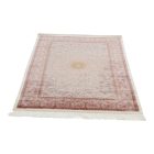 Dywan jedwabny Soltaniye cream 100x150 irański dywan z jedwabiu wiskozowego