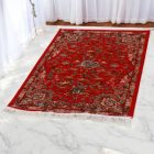 Dywan jedwabny Polowanie bordowy 60x90 dywan wiskozowego