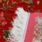 Dywan jedwabny Polowanie bordowy 80x120 perski dywan z jedwabiu wiskozowego