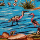 Dywan jedwabny Nazhivan beżowy 100x150 perski dywan z jedwabiu wiskozowego