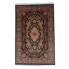 Dywan jedwabny Nasrin niebieski 150x225 wysokiej jakości dywan z jedwabiu wiskozowego z Iranu