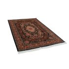 Dywan jedwabny Nasrin niebieski 150x225 wysokiej jakości dywan z jedwabiu wiskozowego z Iranu