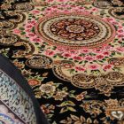 Dywan jedwabny Nasrin niebieski 150x225 wysokiej jakości dywan z jedwabiu wiskozowego z Iranu