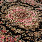 Dywan jedwabny Nasrin niebieski 150x225 wysokiej jakości dywan z jedwabiu wiskozowego z Iranu