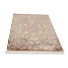 Dywan jedwabny Nirvana cynamonowy 100x150 irański dywan z jedwabiu wiskozowego