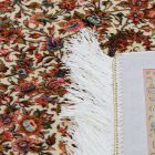 Dywan jedwabny Helya cream 100x150 wysokiej jakości dywan z jedwabiu wiskozowego z Iranu