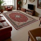 Dywan irański Isfahan 184x275 ręcznie tkany oryginalny dywan perski