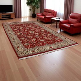 Dywan irański Isfahan 214x312 ręcznie wiązany perski dywan do salonu