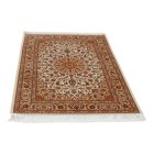 Dywan jedwabny Negin cream 100x150 wysokiej jakości dywan z jedwabiu wiskozowego z Iranu
