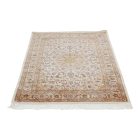 Dywan jedwabny Negin cream 100x150 wysokiej jakości dywan z jedwabiu wiskozowego z Iranu