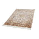 Dywan jedwabny Negin cream 100x150 wysokiej jakości dywan z jedwabiu wiskozowego z Iranu