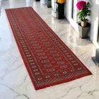 Dywan chodnik Bukhara 80x306 ręcznie wiązany pakistański dywan do przedpokoju