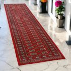 Dywan chodnik Bukhara 81x305 ręcznie wiązany pakistański dywan do przedpokoju