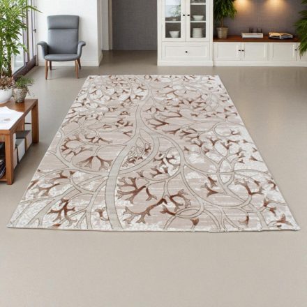 Dywan nowoczesny beżowy brązowy 200x300 dywan do salonu lub sypialni