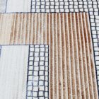 Dywan nowoczesny beżowy brązowy niebieski DIANA 140x200 dywan do salonu lub sypialni